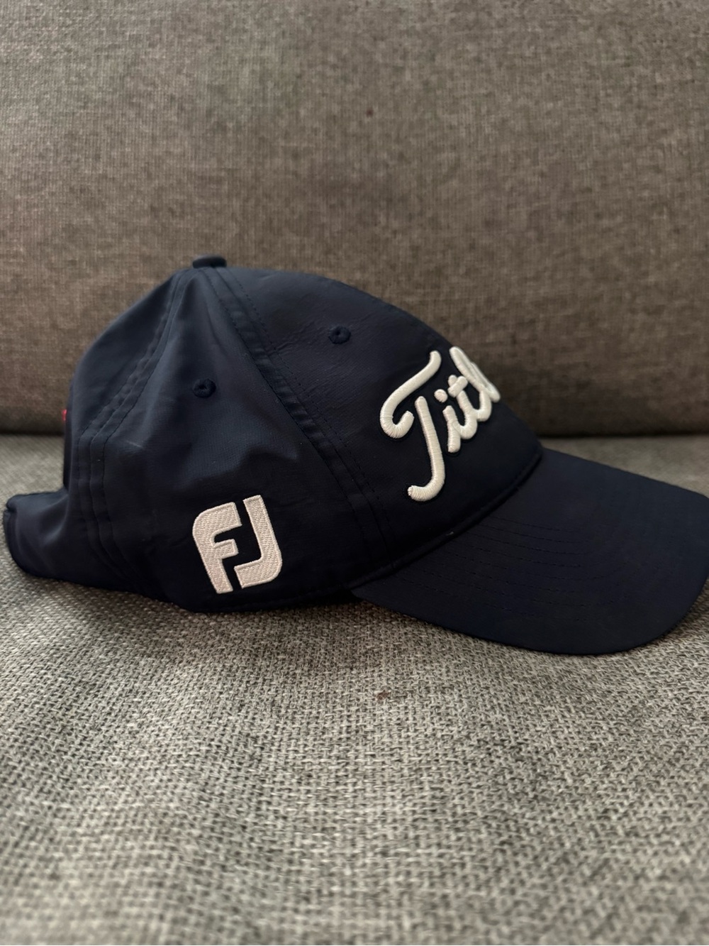 Titleist Navy and White Embroidered Golf Hat
